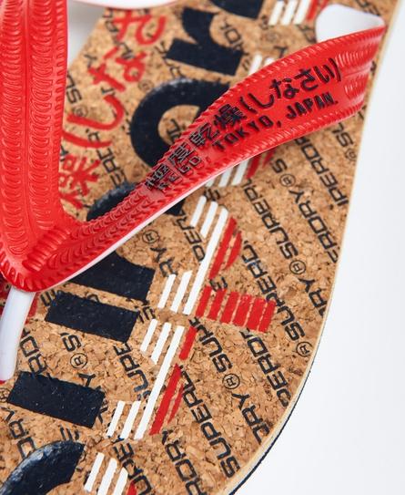 CORK COLOUR POP FLIP FLOPS